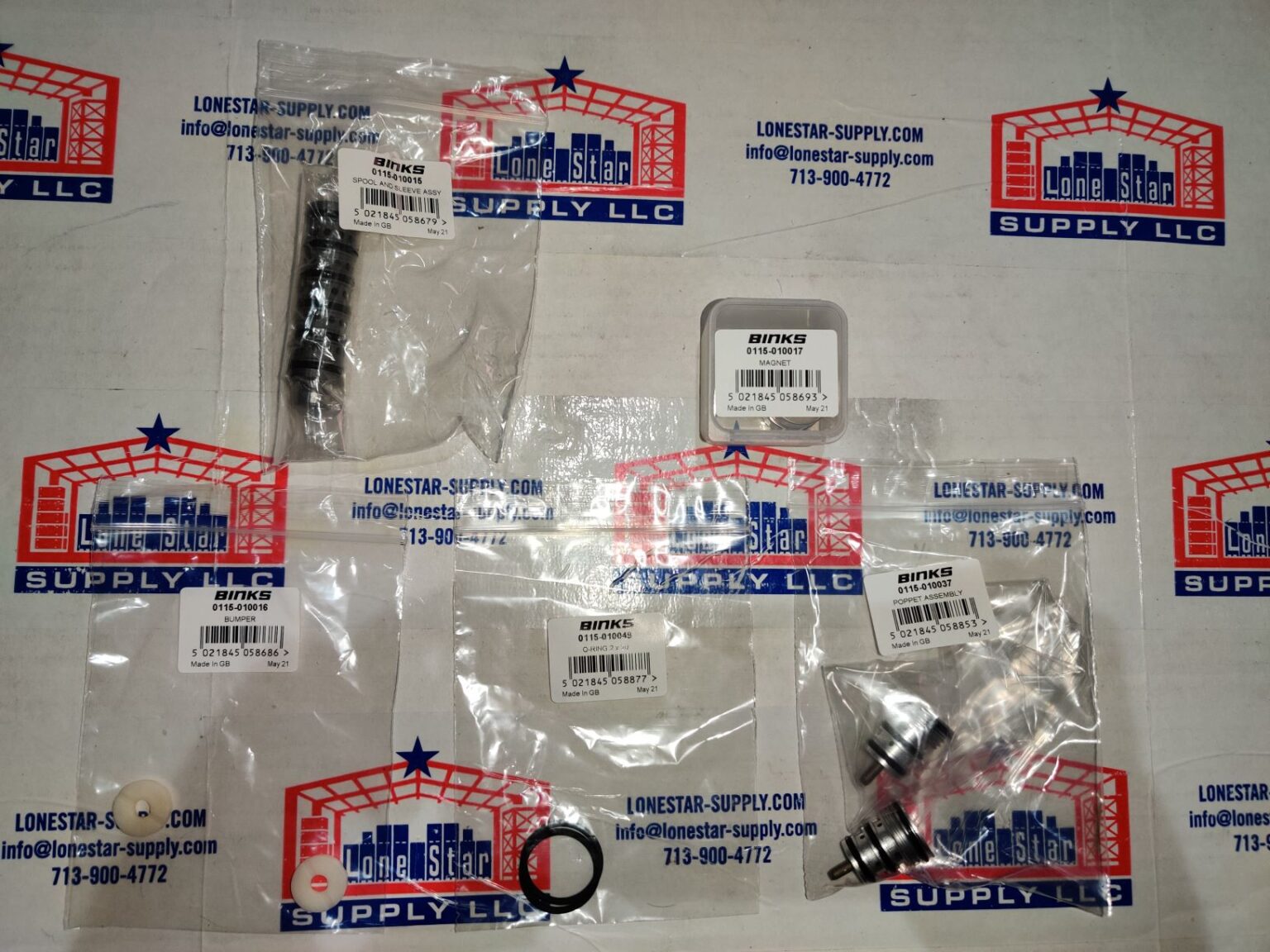 Binks 250628 Control Valve Kit Lone Star Supply