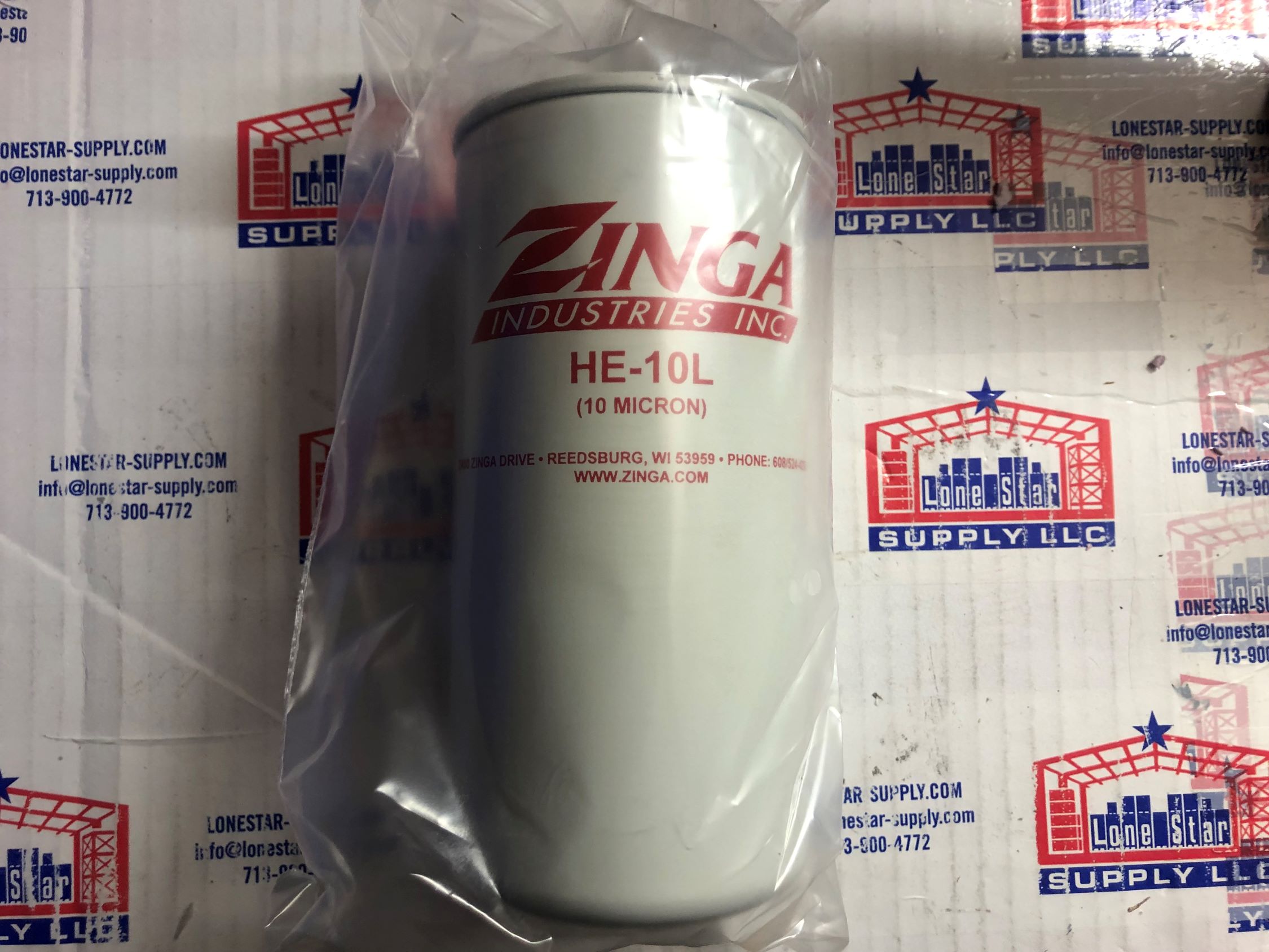 Zinga He10l Oil Filter Lone Star Supply